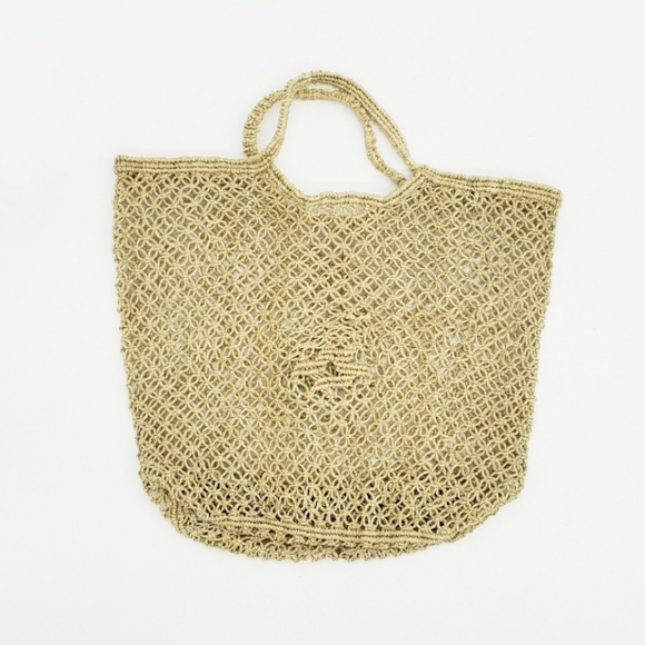 Vintage Handbags - Vintage Boho Woven Straw Bag
